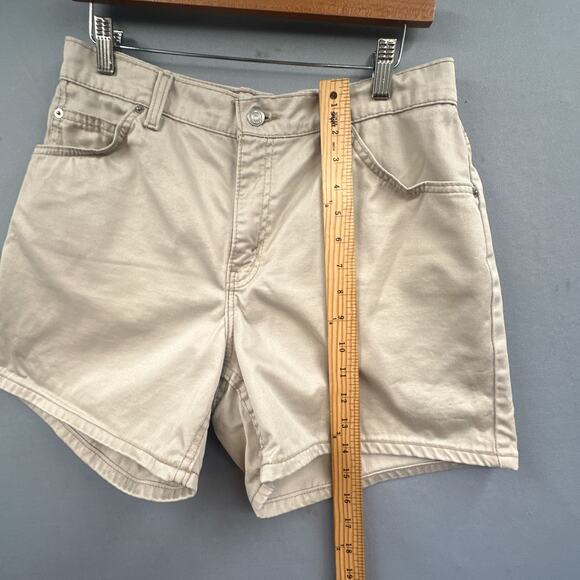 VTG Levis 910 Shorts 12 Beige Classic Fit USA 1998 Street Tan High Rise Preppy - Picture 12 of 15